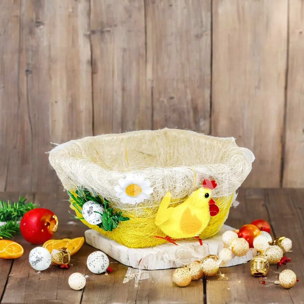 Easter Gift Basket Lightweight Centerpiece Storage Basket Easter Egg And Candy Basket For Yard Home Outdoor Garden Easter Decor