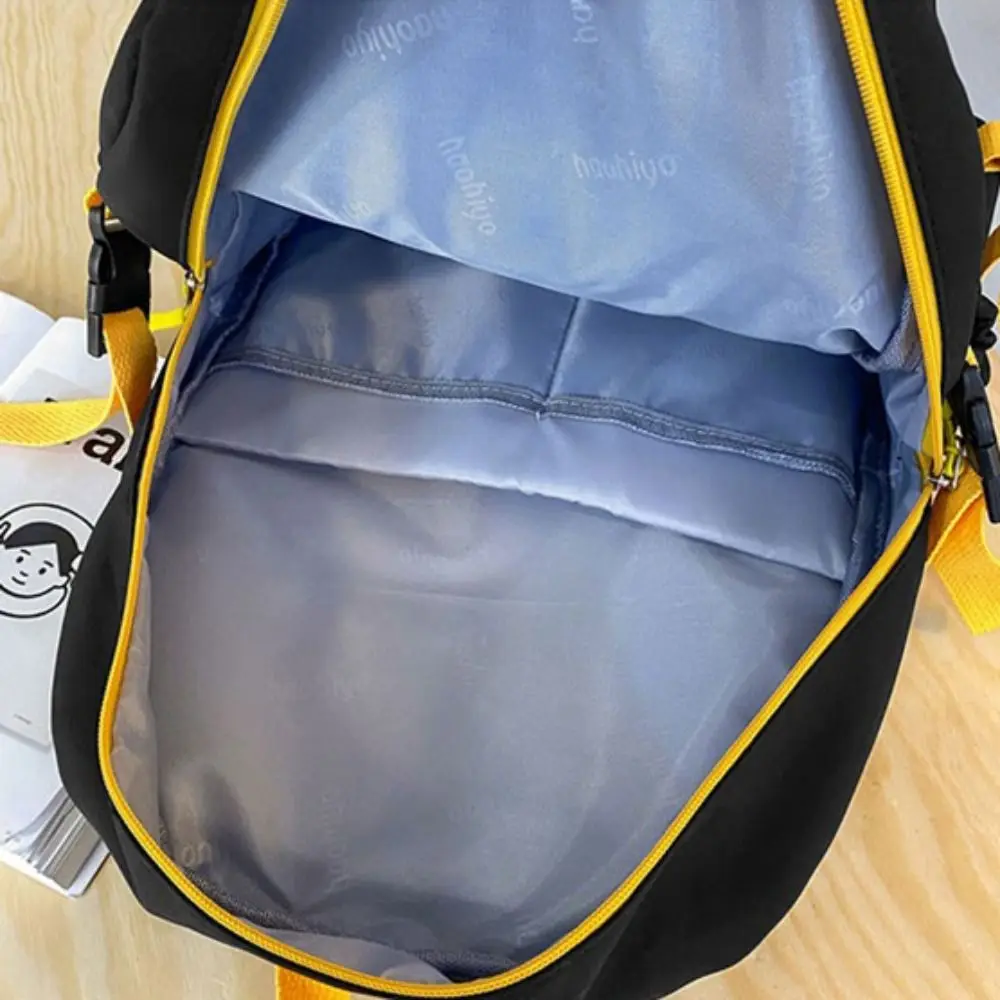 Bolsa de escola transparente de ombro duplo para estudantes, exibição de boneca, bolso multi, PVC, simples, moda, laptop