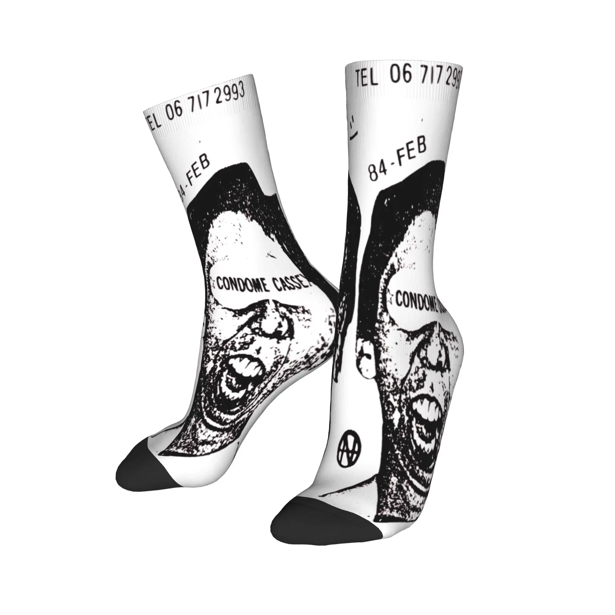 Casual Women Men Socks Hanatarash - Noisexa  Merchandise Warm  Graphic Dress Socks All Seasons