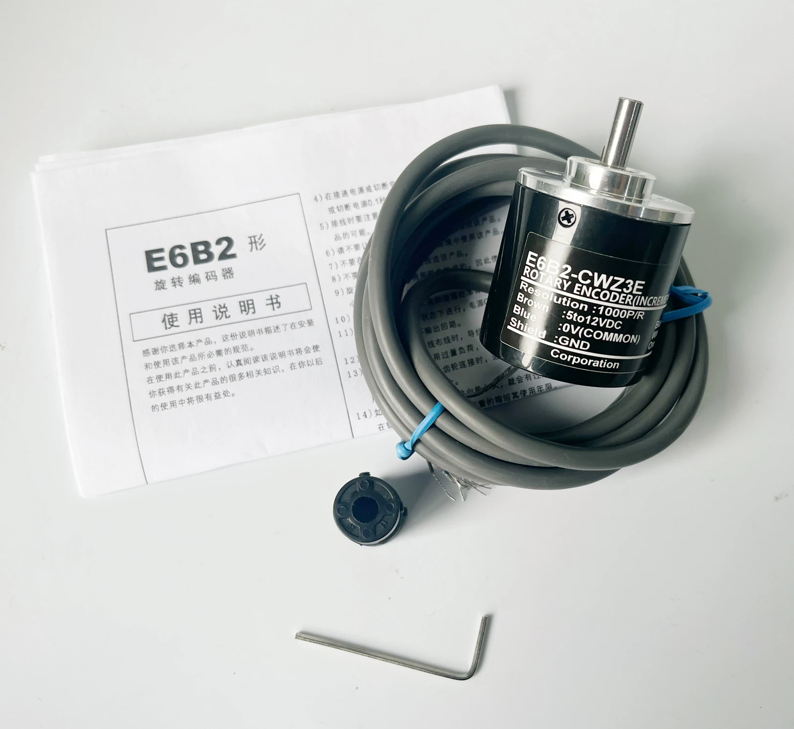 E6B2CWZ3E Rotary Encoder E6B2-CWZ3E 2500 2000 1200 1024 1000 600 500 400 360 300 200 100 60 50 40 30 20 10P/R DC5V~12V