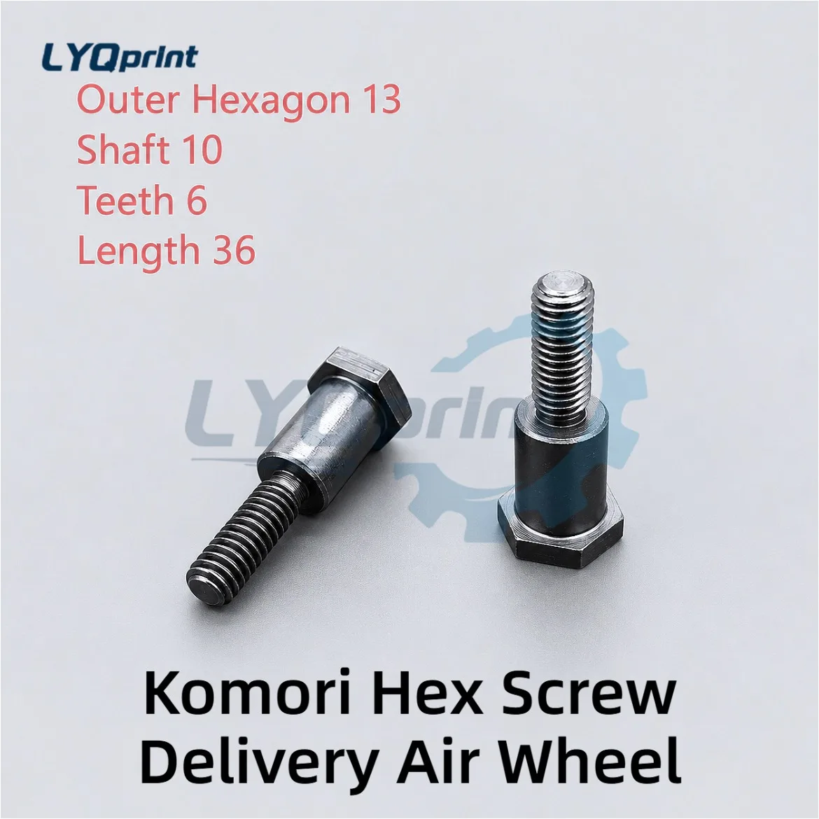 Komori L40SP 742-8420-400 Suction Wheel Hex Screw Delivery Air Wheel Printing Machine Parts