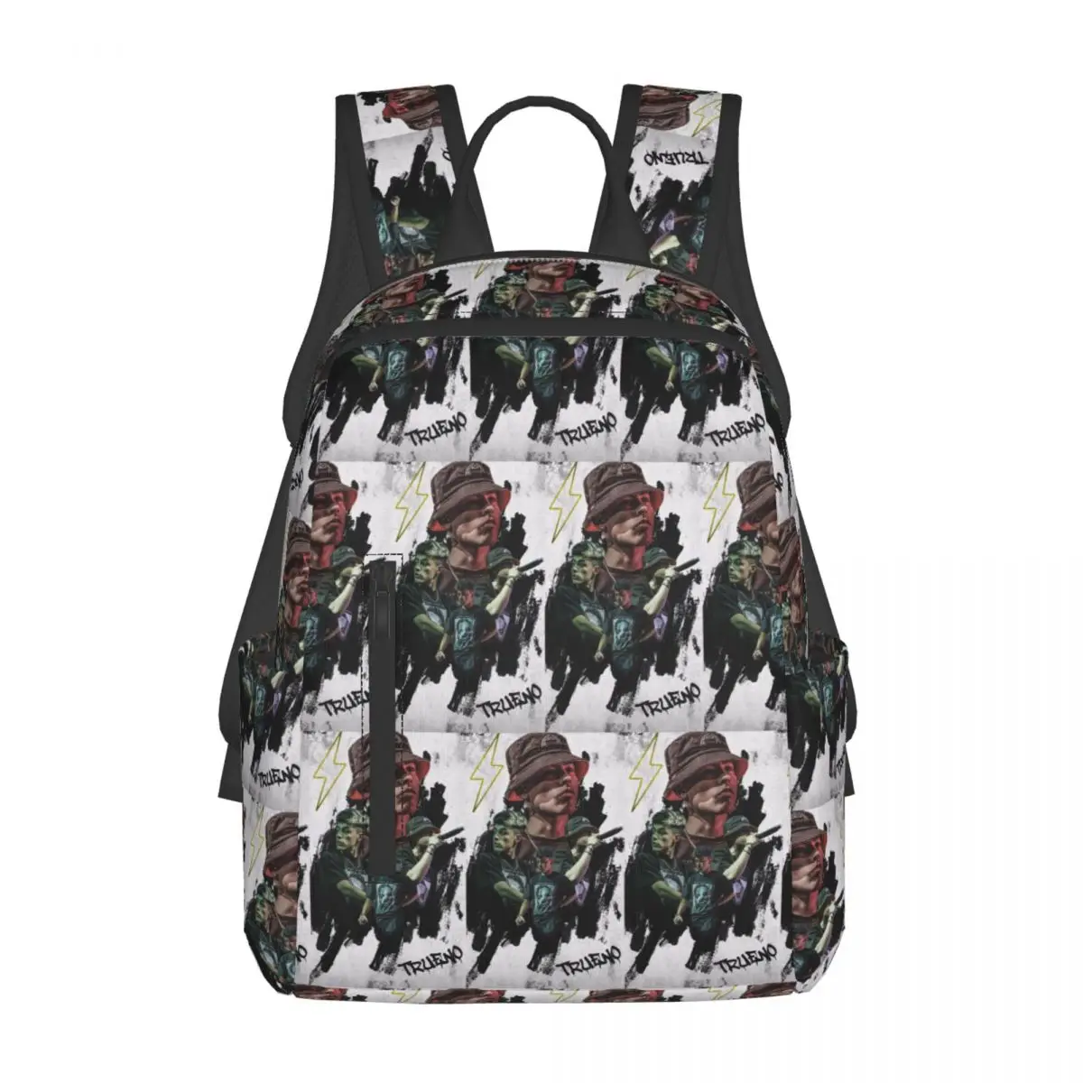

Funny Trueno Hip Hop Rapper Backpack Large Capacity Children BookBag School Bag Shoulder Bags for Men Women