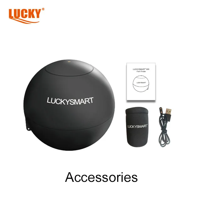 LUCKY SMART LS-2W Fischfinder Echolot Sonar zum Angeln Lucky Factory Wifi