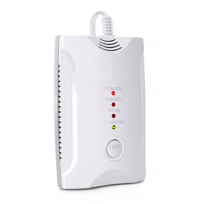 Home use digital kitchen security co carbon monoxide propane methane gas leakage alarm detector monitoring device system