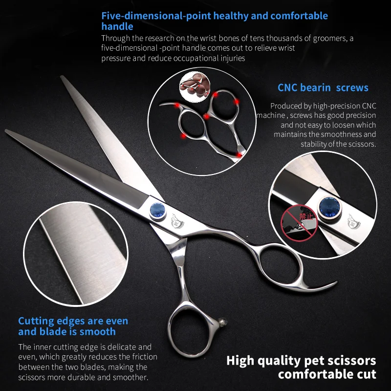 Gunting Anjing Crane High-end  - Grooming Scissors ulasan dan harga