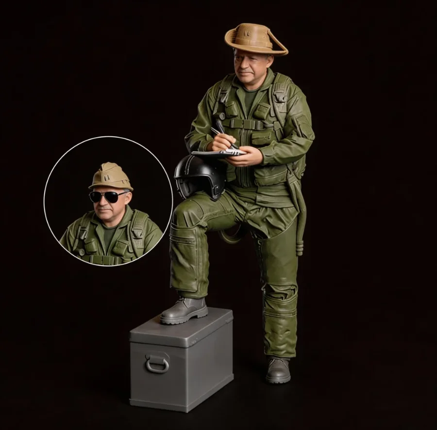 

Наборы моделей солдатиков из смолы в масштабе 1/48, бесцветные, для самостоятельной сборки, A-2266