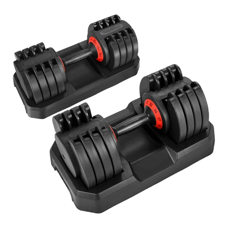 25LB Adjustable Dumbbell Set Cheap Steel Gym Weights10 Kg Regolabile Dumbbell For Home Exercise Training