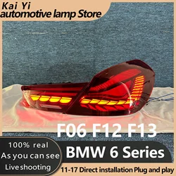 Fit for BMW 6 series taillight assembly 2011-2018 BMW F06 F12 F13 taillight modified to LED dragon scale brake light rear light