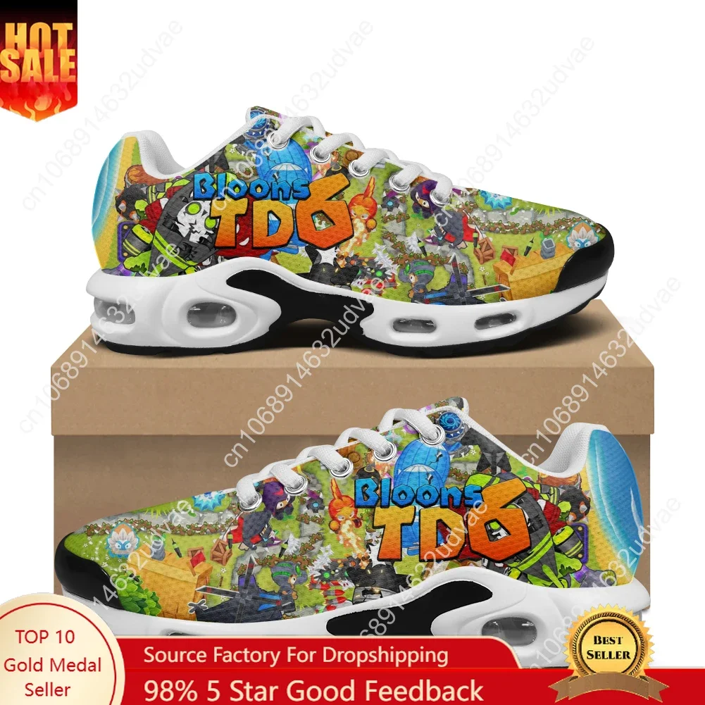 

Bloons TD6 Air Cushion Sneakers Mens Womens Teenager Lightweight Sports shoes High Quality Custom Leisure Mesh Sneaker
