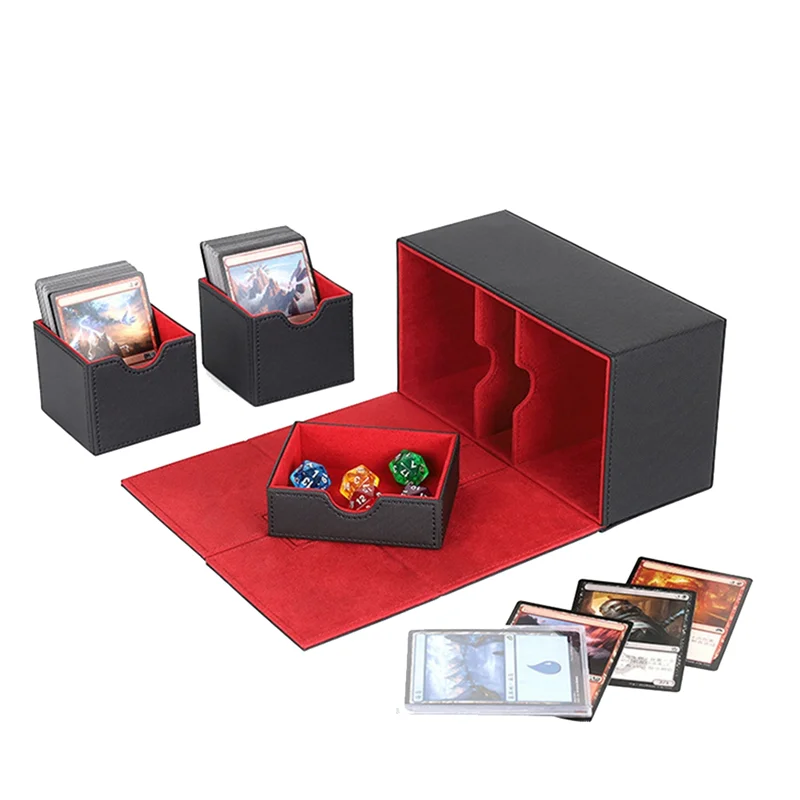 ABJG-многофункциональный чехол-контейнер, коробка для карт, защита для карт, коробки для колоды карт, вмещает 200+ карт