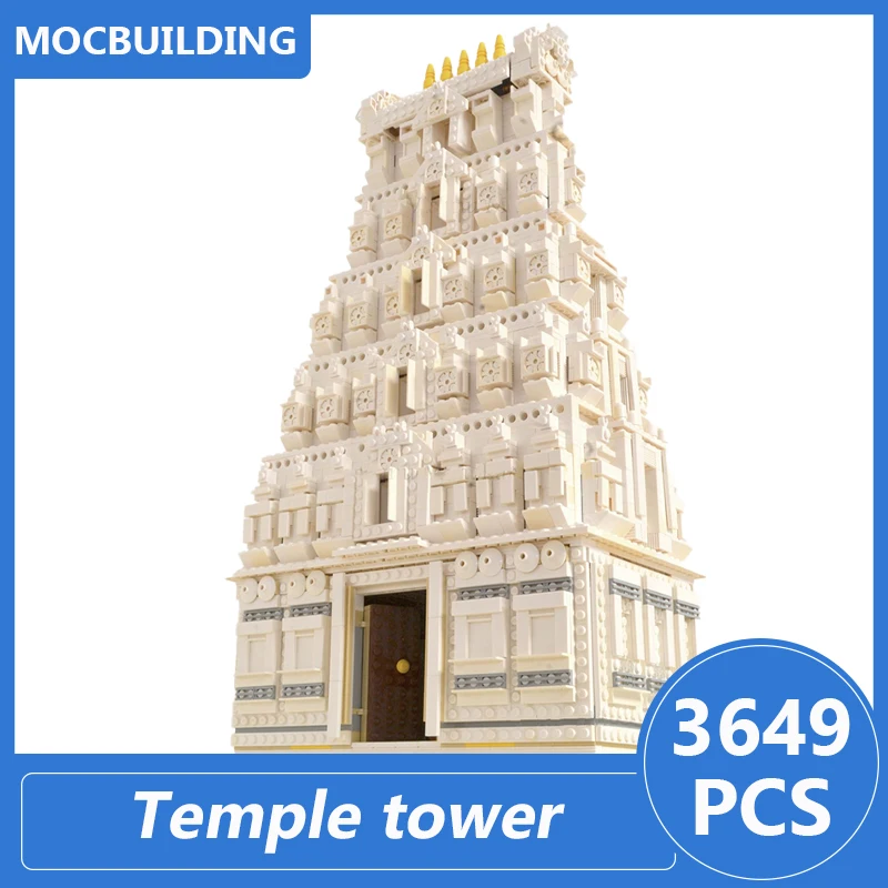 Temple Tower Model 10256 Taj Mahal Alternate MOC Building Blocks Diy Assemble Bricks Architecture Educational Toys Gifts 3649PCS