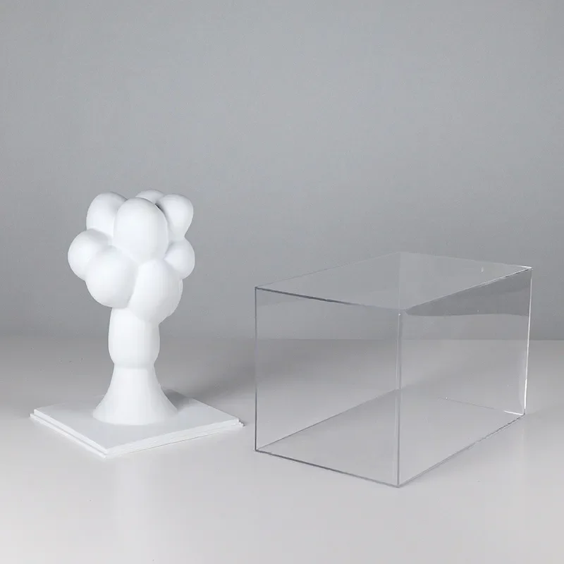 Modern minimalist art abstract mushroom cloud large vase model room bedroom living room cloakroom flower arrangement soft