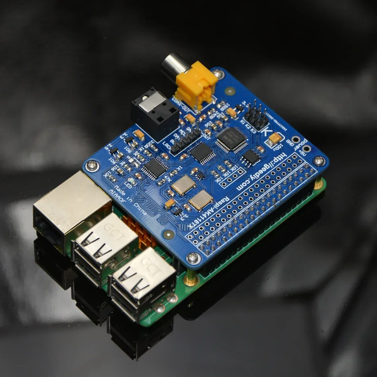 Nvarcher AK4118-TX محوري الألياف البصرية I2S إخراج المجلس تصل إلى 24bit 192K VOLUMIO MOODEF ل التوت بي 2B 3B 3B + 4B