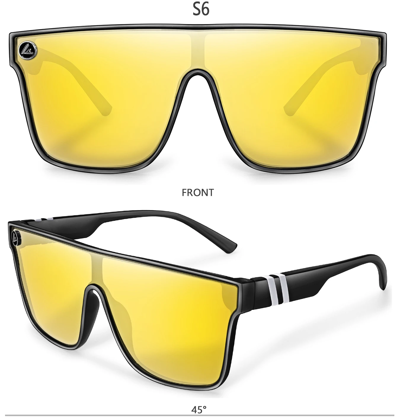 LOISRUBY Marke Sonnenbrille Outdoor Winddicht Radfahren Angeln Fahren UV400 Brillen Männer Frauen Sport Luxus Multi Farbe Sonnenbrille – Detail 13