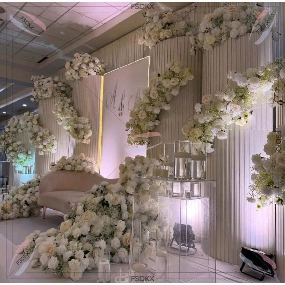 New Arrivals Arch for Indoor Wedding Ceremony Arch Backdrop for Wedding Acrylic Arch Wedding