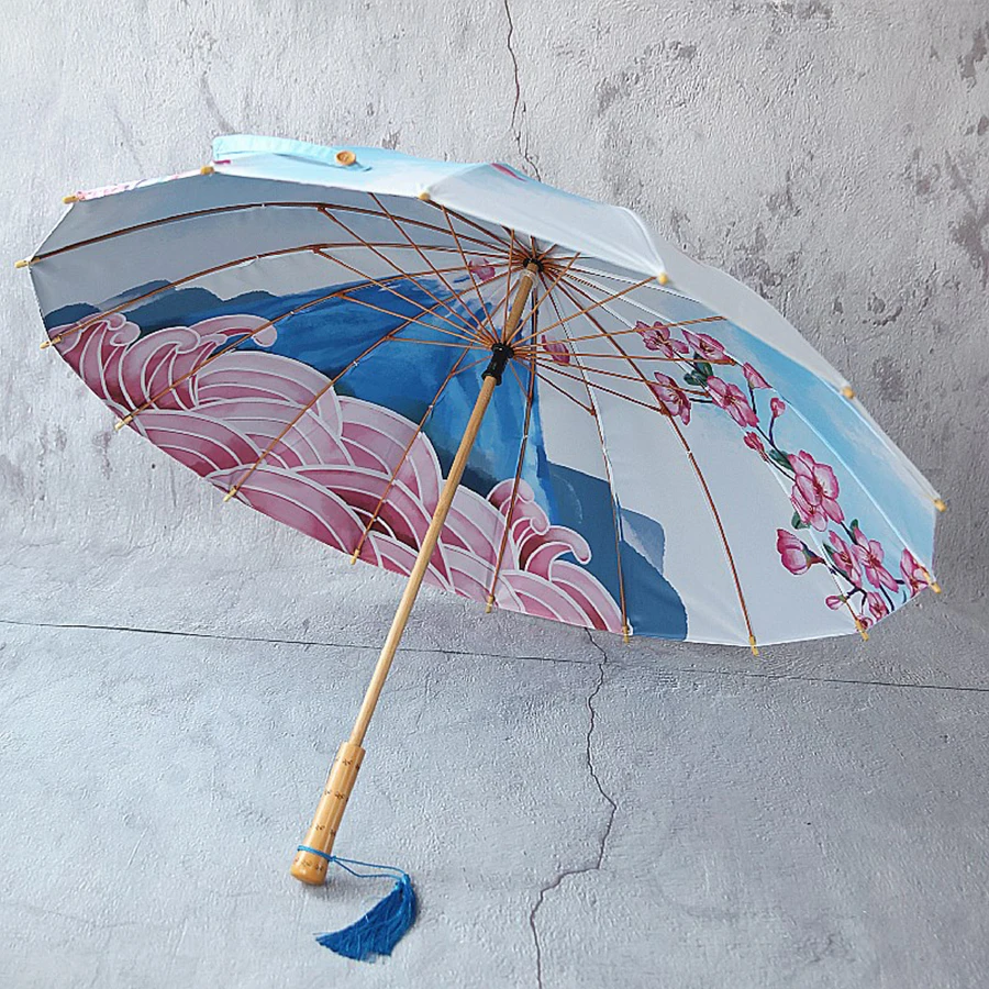 Girl Umbrella Parasol Women Rain Visor Mini Vintage Umbrella Chinese Uv Small Windproof Luxury Ultra Light Paraguas Sunshades