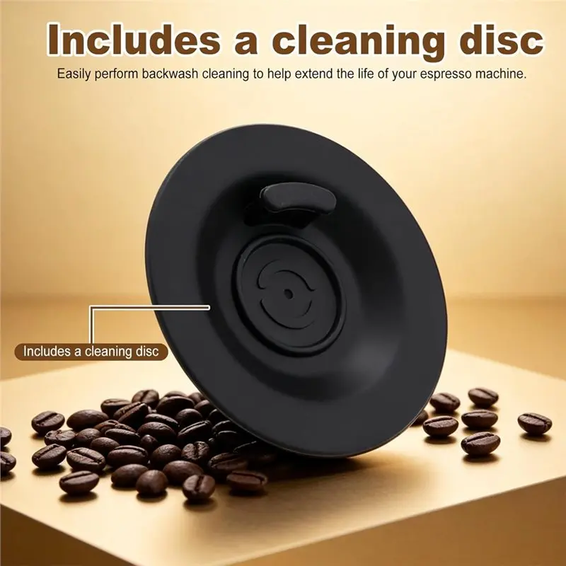 ABMH-Espresso Backflush Cleaning Disc With Single-Cup Water Filter Basket For Breville Sage Machines view 3