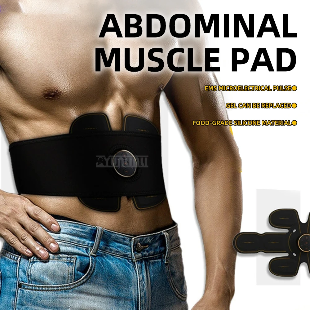 EMS Abdominal Muscle Trainer Patch for Core Strength Training And Body Shaping Slimming Massage Tool
