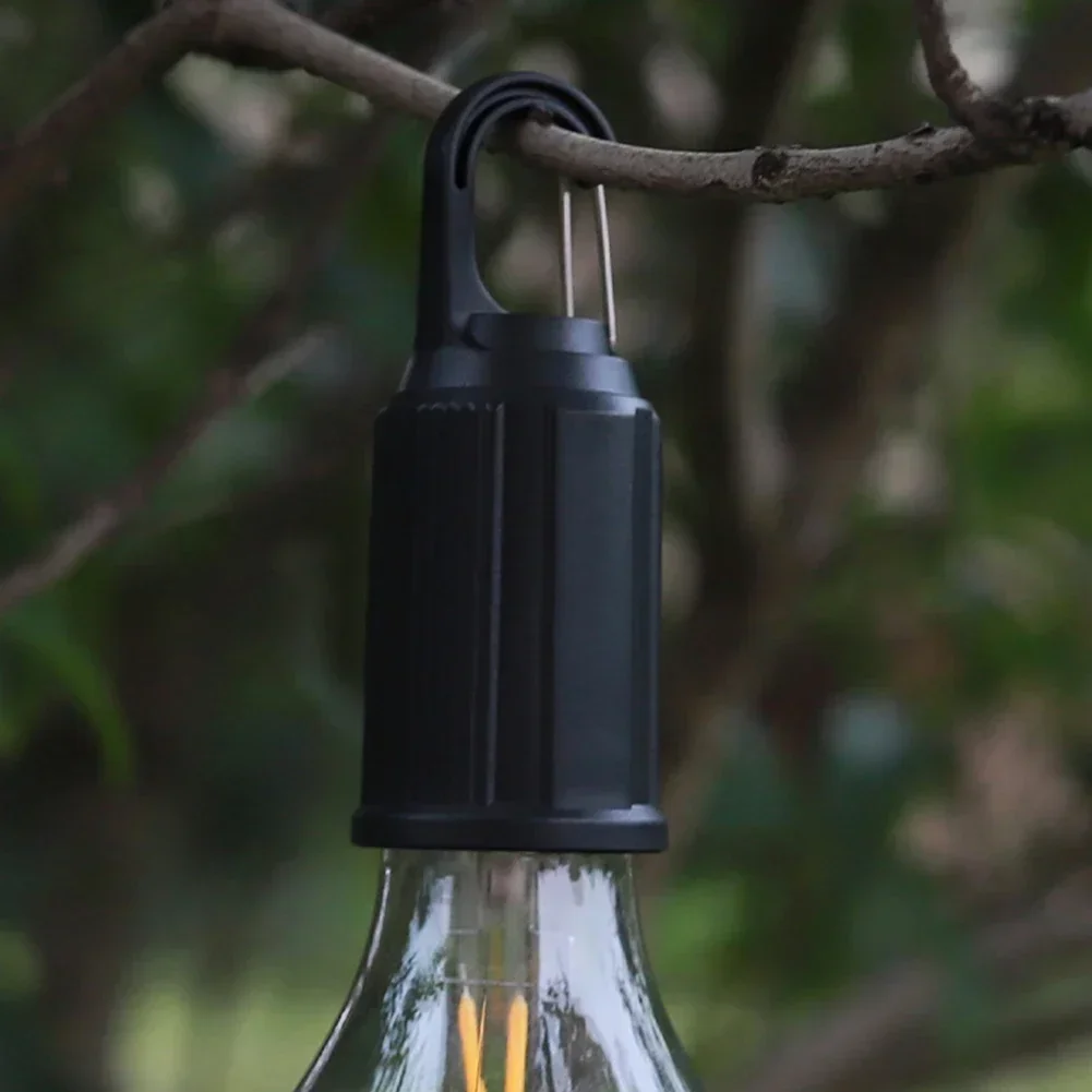 Portable Camping Light 600mAh LED Camping Lamp with Hook Portable Lighting Lantern Type C Charging Waterproof for Hiking Fishing