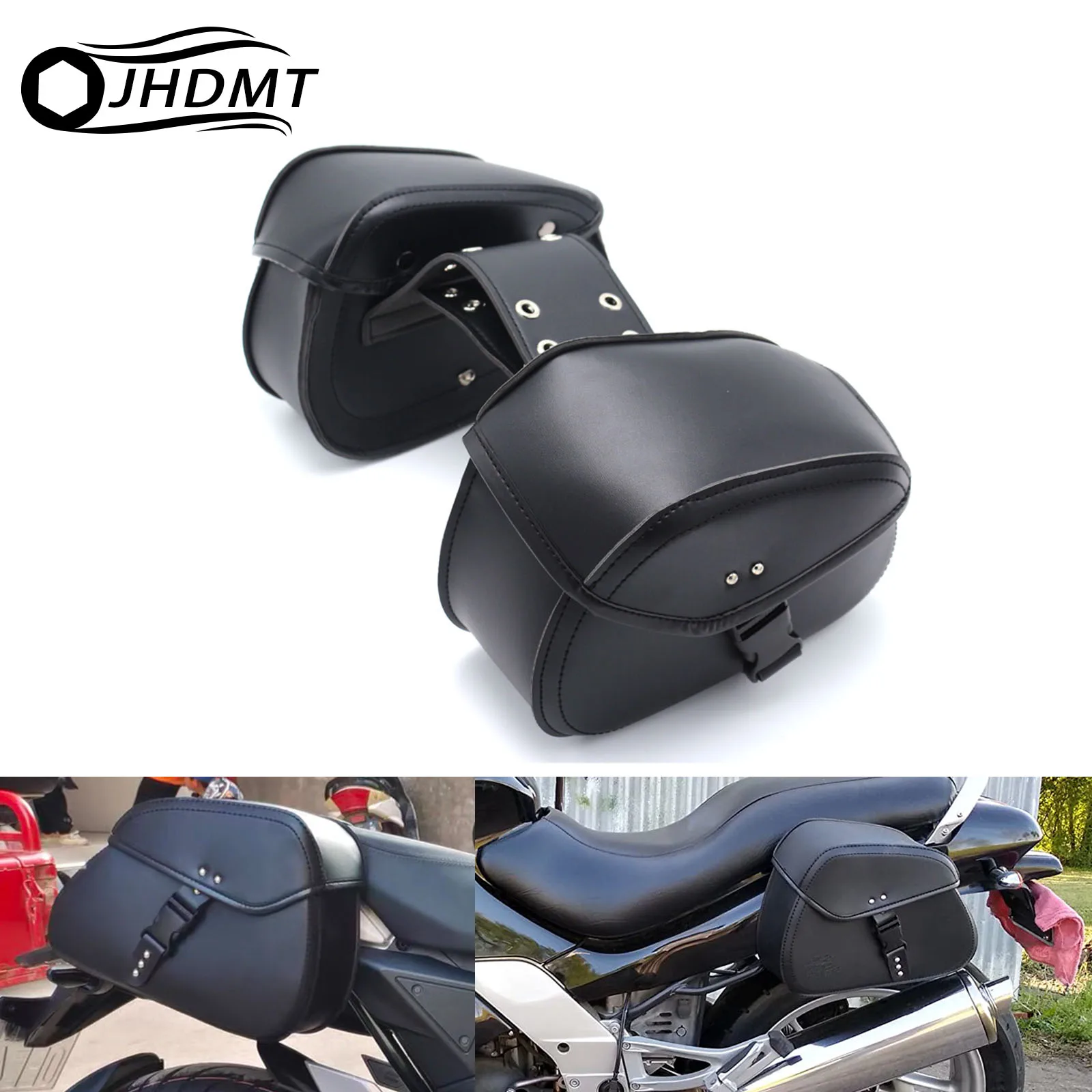 Universal Motorcycle Saddlebags Side Tool Pouch Luggage Storage Bags For Harley Chopper Bobber For Honda For Yamaha For Suzuki