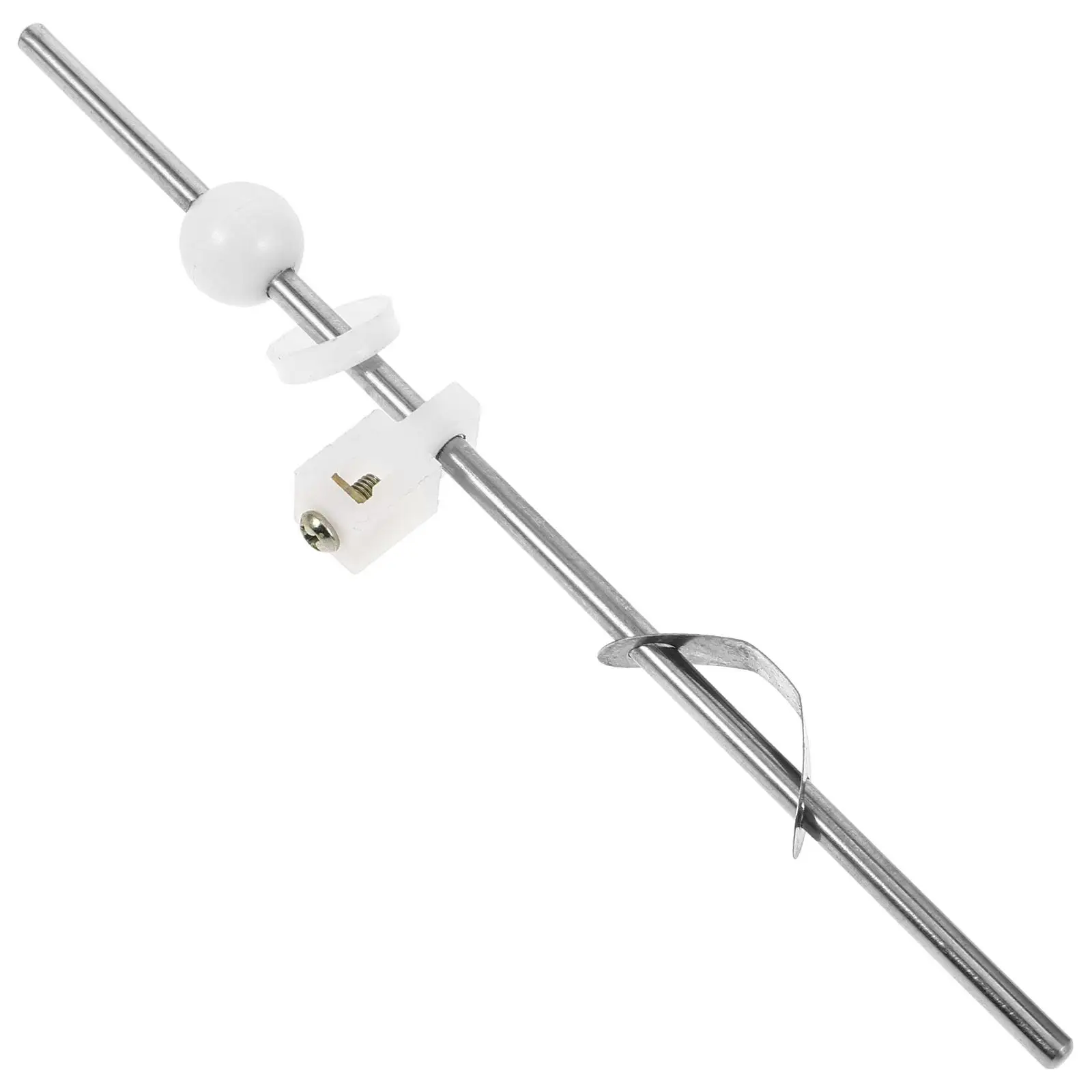 

Extended 20cm Sink Drain Pull Rod 304 Steel Bathroom Pivot Rod Assembly Drainage Replacement Part Plastic Handle