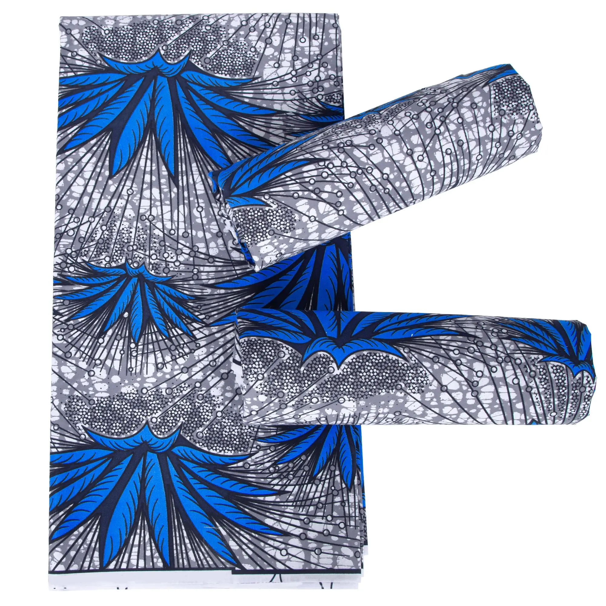 

African Ankara Wax Batik Fabric Patchwork Nigeria Warp Textile African Polyester Fabric Tissu DIY Cloth Sewing Materials FP6704