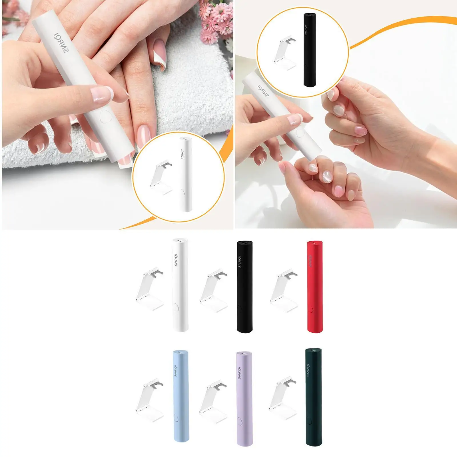 Lumières pour ongles en Gel, légères professionnelles, pour le durcissement de la colle pour vernis Gel, Mini