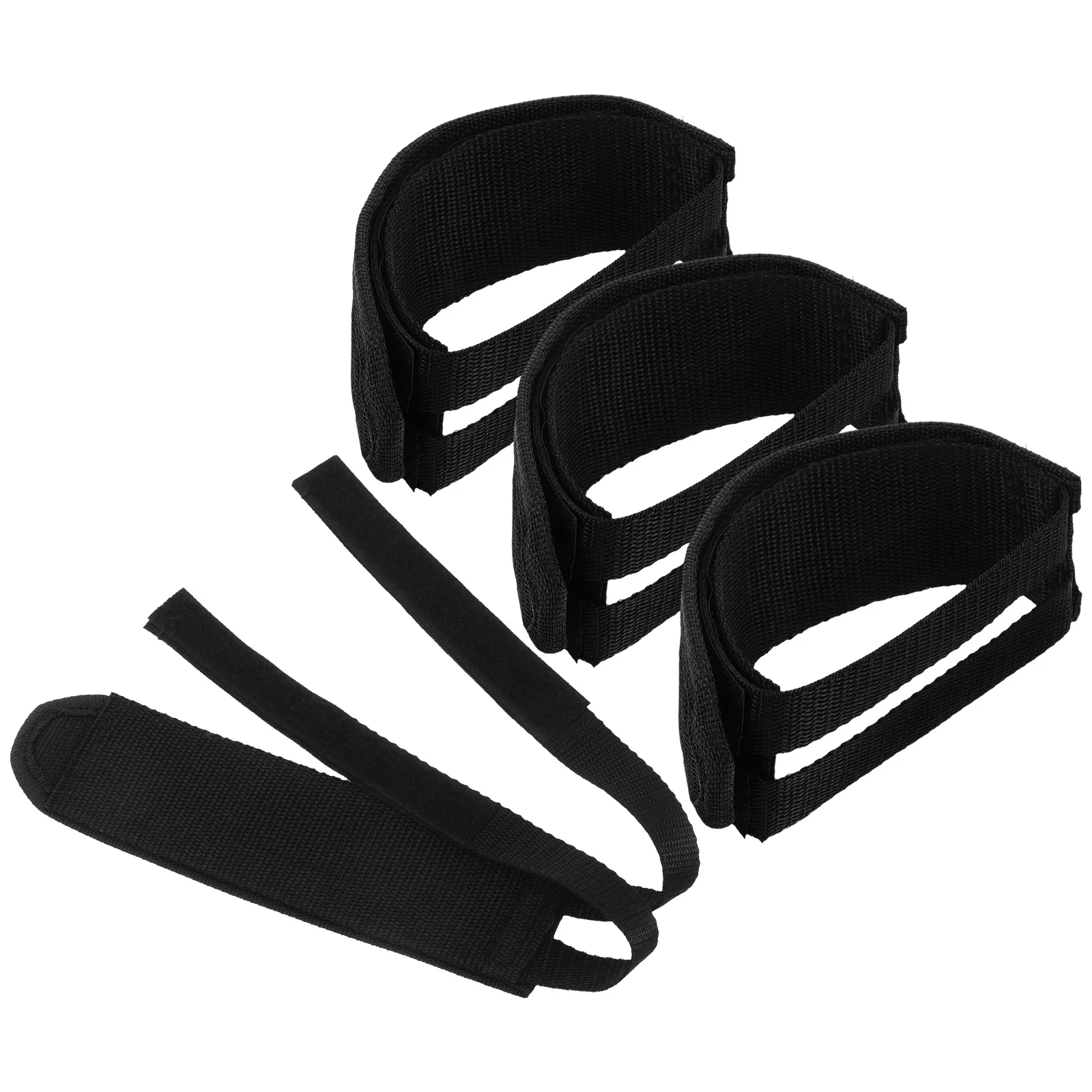 

4 pcs Bike Pedal Straps Durable Nylon Adjustable Feet Cover for Cyclists Strap Pedals Accessories Bike Toe Straps Cycling