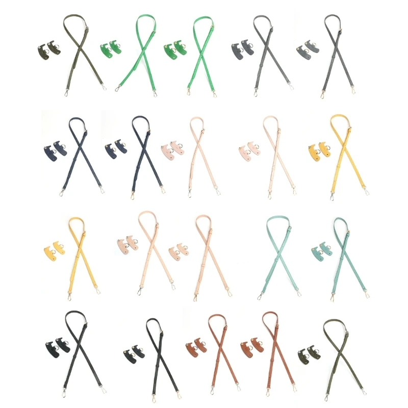 PU Leather Bag Strap Adjustable Shoulder Strap Handbag Replacement Strap