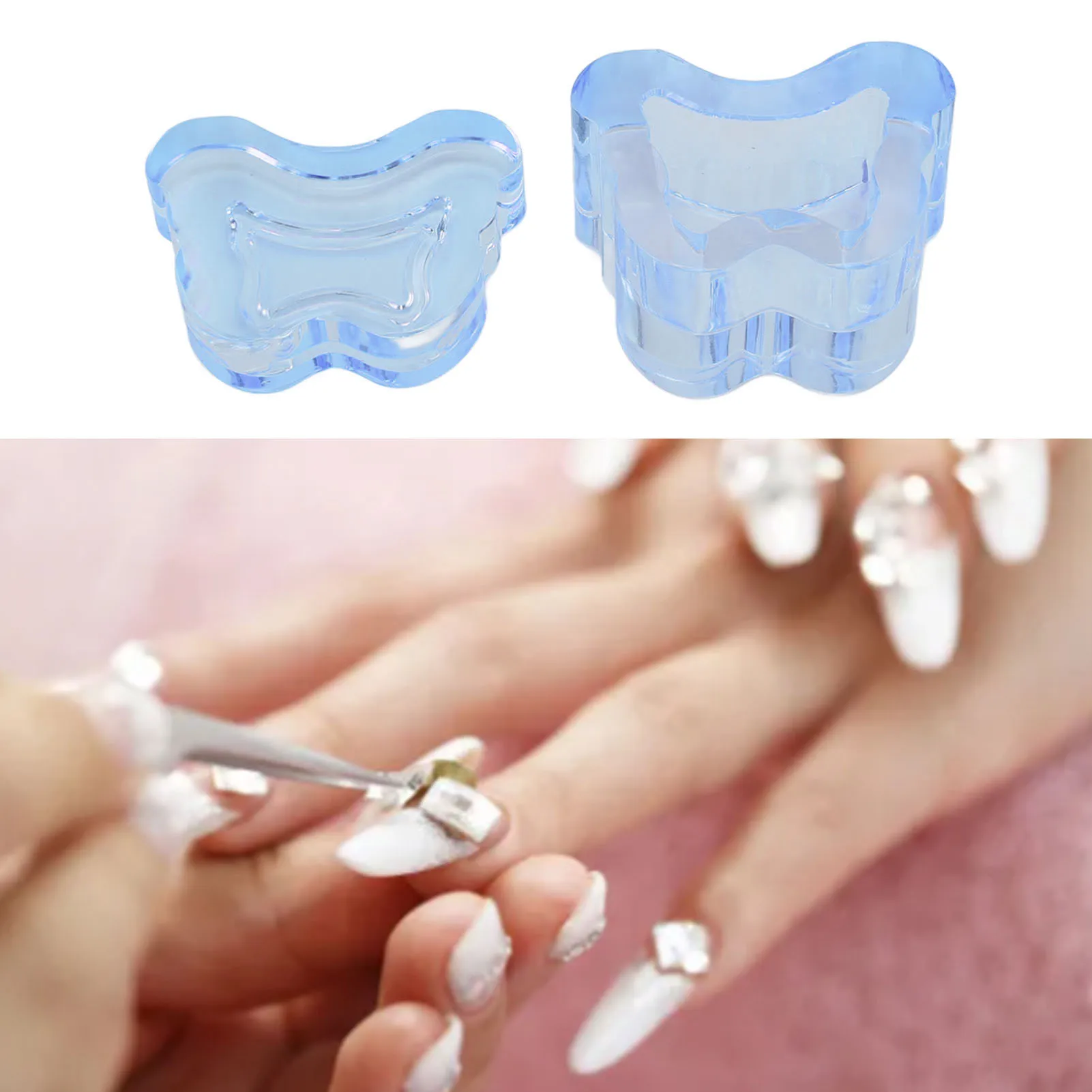 

Nail Pen Washing Cup Thickened Manicure Multi Functional Nail Brush Washing Holder with Lid Transparency Nail Art Dish with Lid