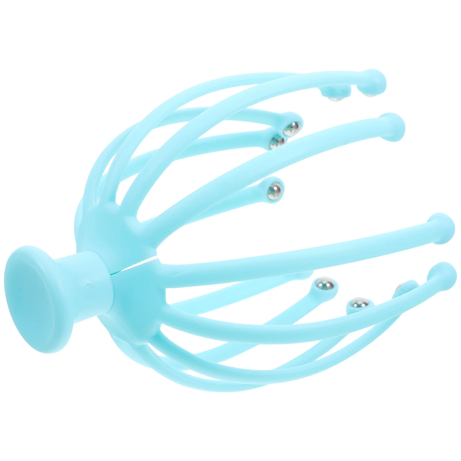 

Twelve-Claws Head Claw Massager Portable Scalp Massage Tool Blue Handheld Acupoints Soothe Brain Stress Relief