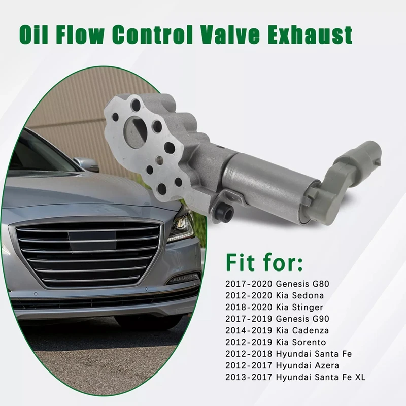 

VVT128 Exhaust Variable Solenoid 24360-3CAB2 For Hyundai Genesis G70 G80 G90 Azera Santa Fe Kia Sedona Timing VVT Valve
