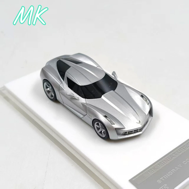 MK Ministures 1:64 resin Corvette C7 concept car miniature car model, collectible, adult figurine, boy's gift