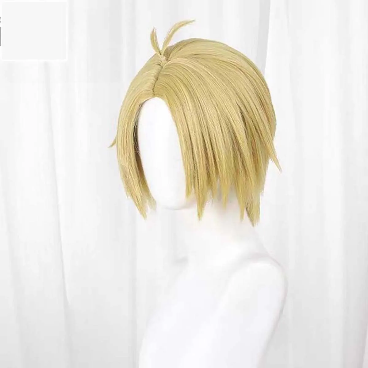 Homens Anime Sakamoto Days Shin Asakura Cosplay Loira Amarelo Peruca de Cabelo Curto