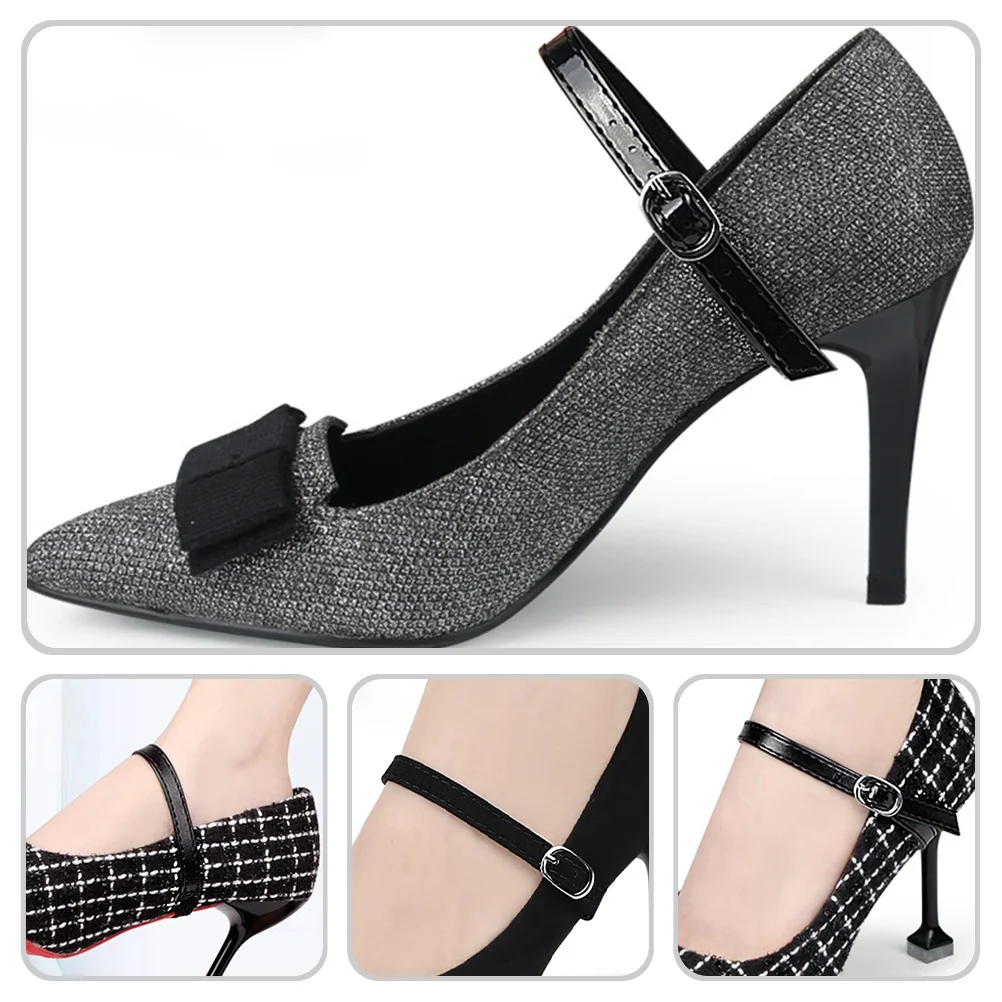 

3Pairs Anti-Loose High Heel Straps Adjustable Female Ankle Bands Durable Fixing Shoe Strap Daily Use Heel Accessory for Women