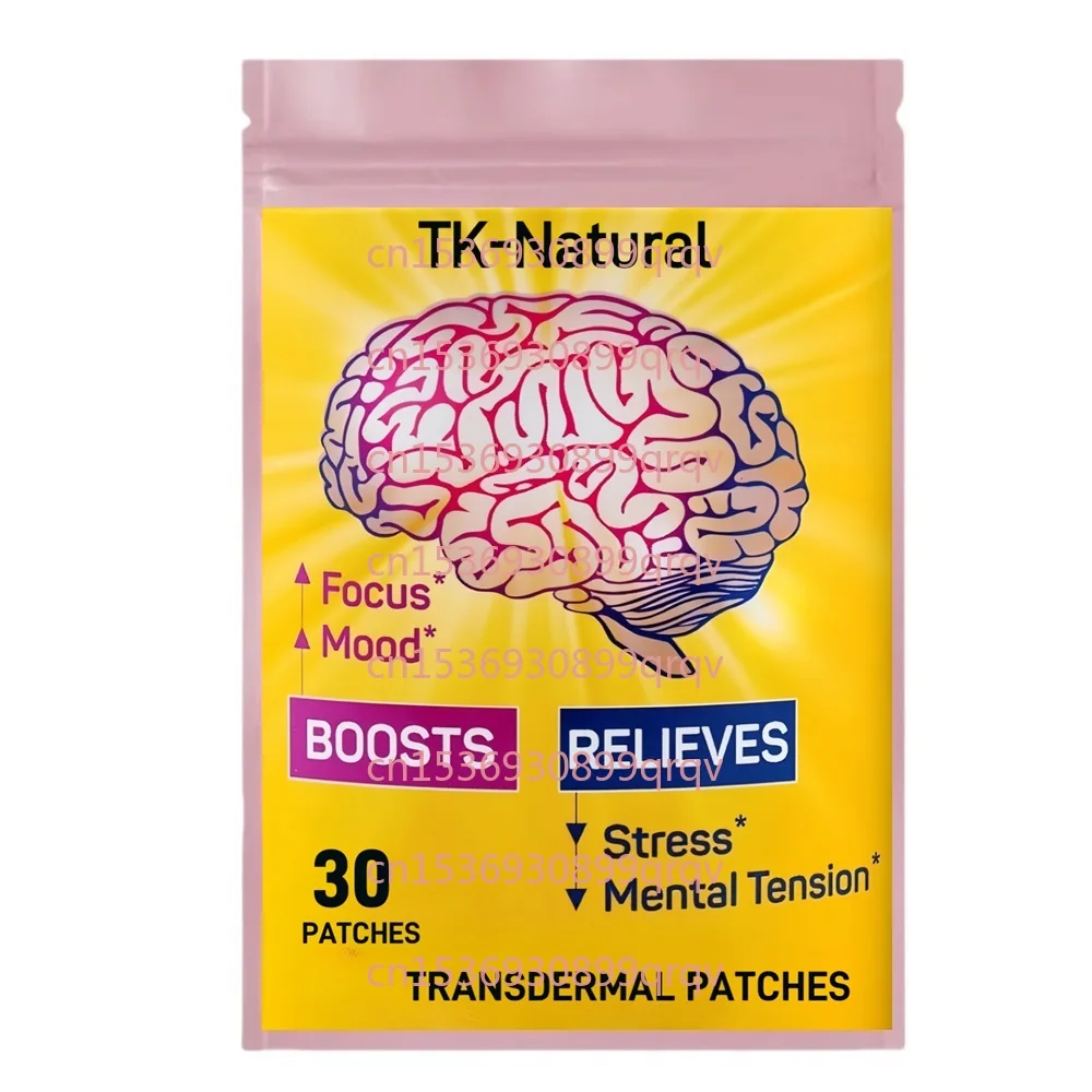 

30 трансдермальных пластырей для поддержки мозга: улучшение памяти и концентрации, повышение ясности ума и когнитивных функций