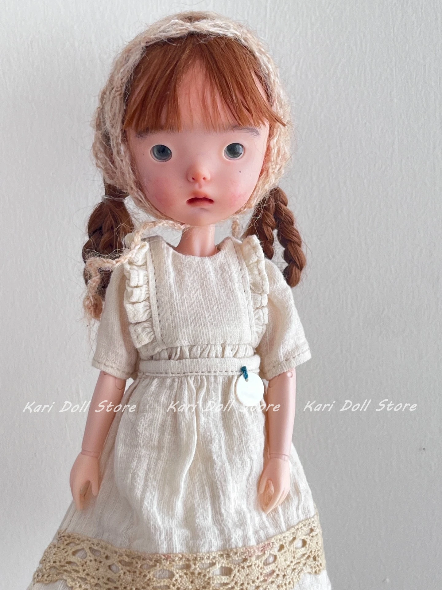 

Kari Doll Clothes and skirts dress Vintage dress and apron for Landazz Landoudou ob24 ob22 Doll