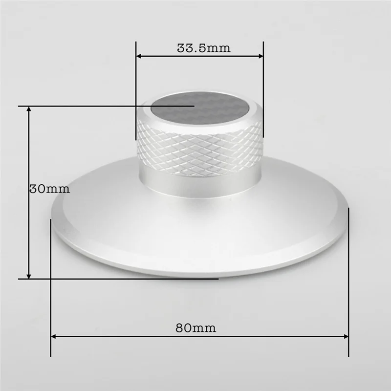 

M86K Audio Record Weight LP Disc Stabilizer Turntable Vinyl Clamp HiFi Record Player Weight Silver