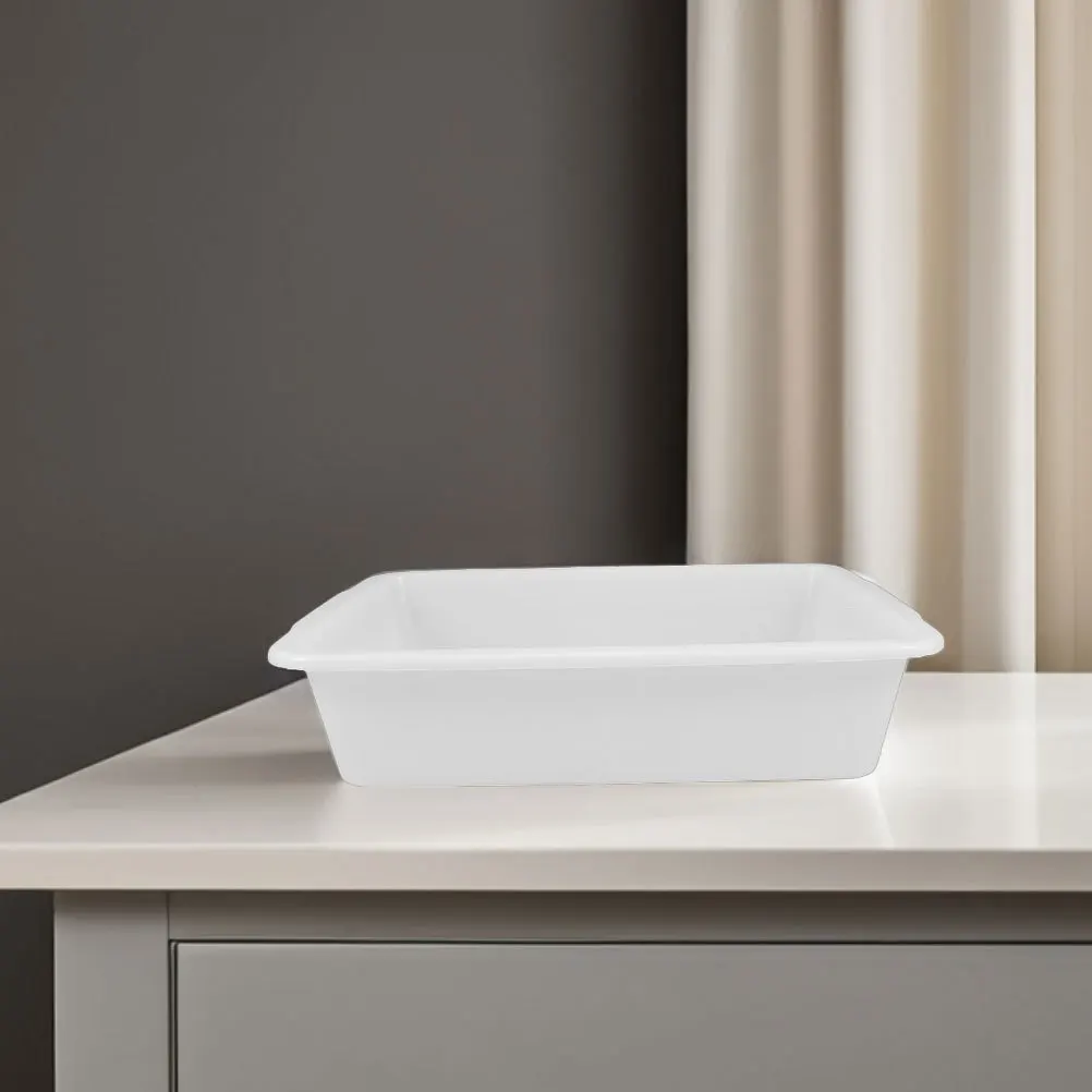 2 قطعة صينية المختبر مستطيلة البلاستيك مختبر لوحة المنظم تجربة كيميائية لوازم مختبر صينية مختبر الصواني المحمولة