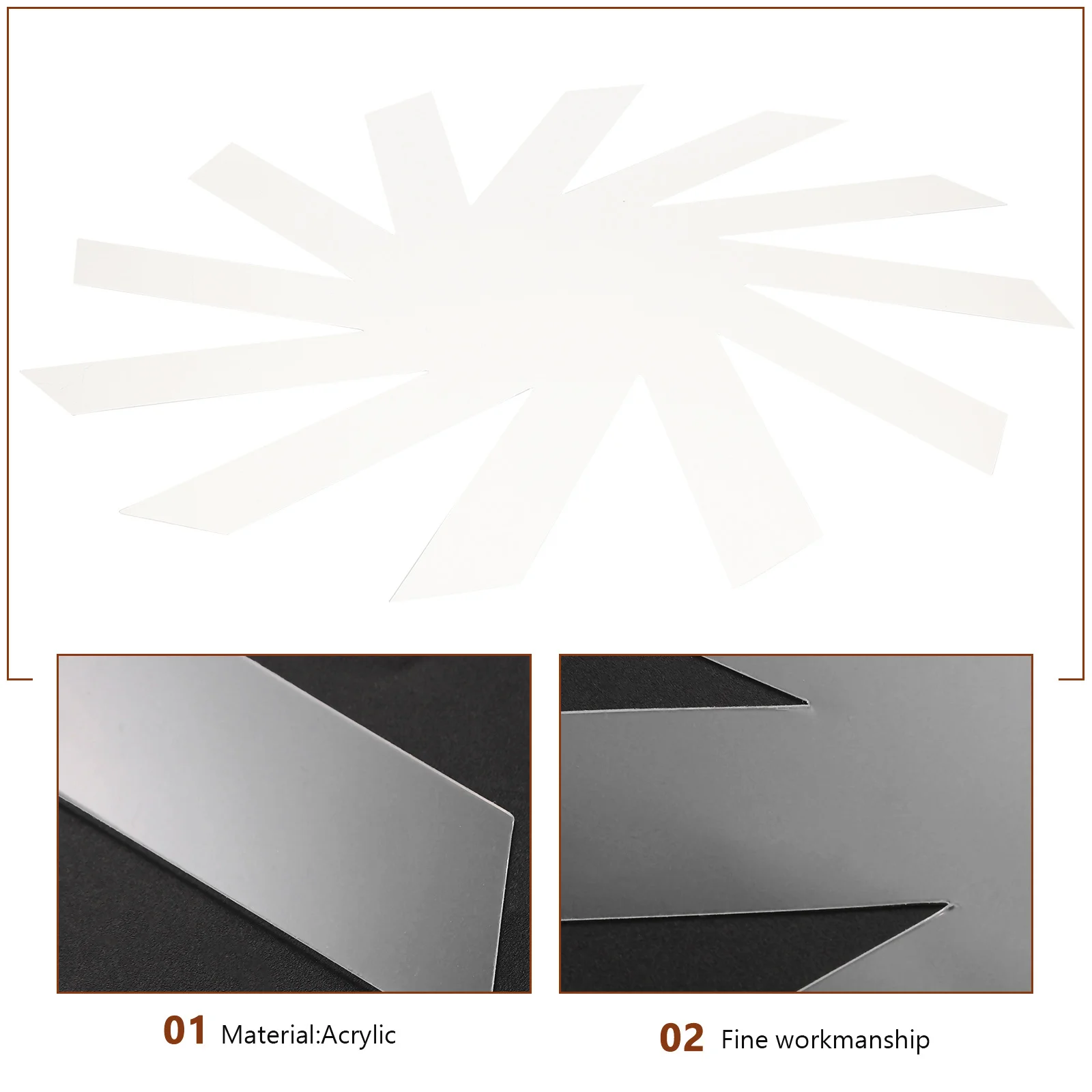 

Acrylic Patchwork DIY Ruler for Storage Basket Template Sewing Art Craft Burr-Free Cutting Strong and Stable Structure