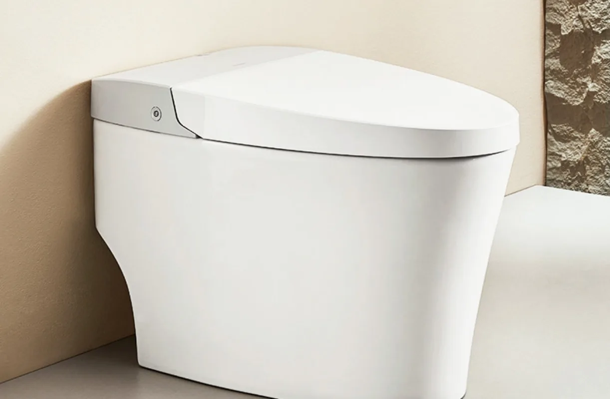 

Умный унитаз для ванной комнаты без ограничений по давлению воды, бытовой унитаз с пенным экраном, унитаз с функцией открытия крышки ногой C1