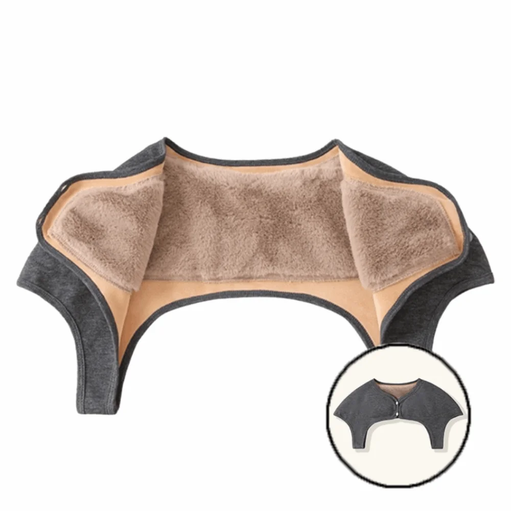 

Воротник, грелка для плеч, дышащая, удобная, теплая, плечевой бандаж, термоимитация кроличьей шерсти, защита для плеч