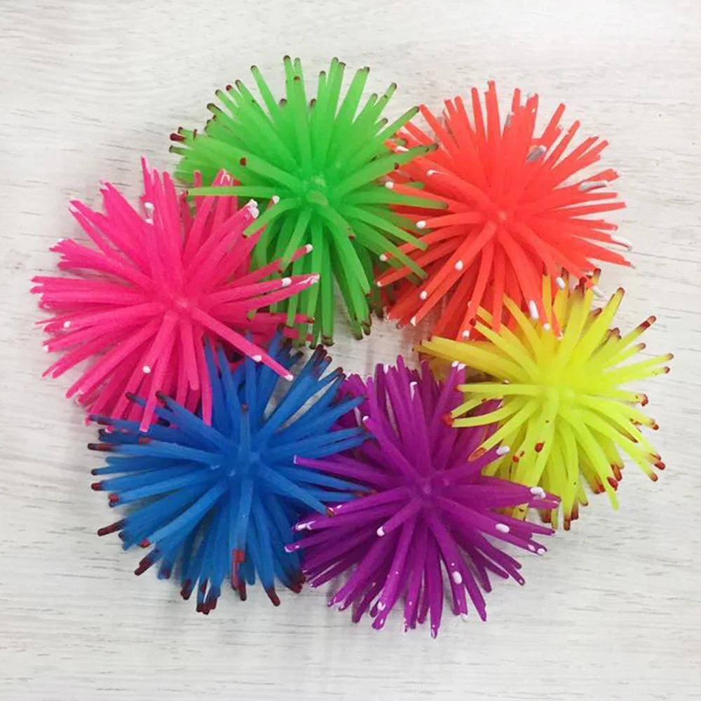 1 قطعة قنفذ البحر حوض السمك المشهد الملونة مقلد سيليكون النباتات المائية زخرفة DIY بها بنفسك المنزل خزان الأسماك لوازم الديكور #3