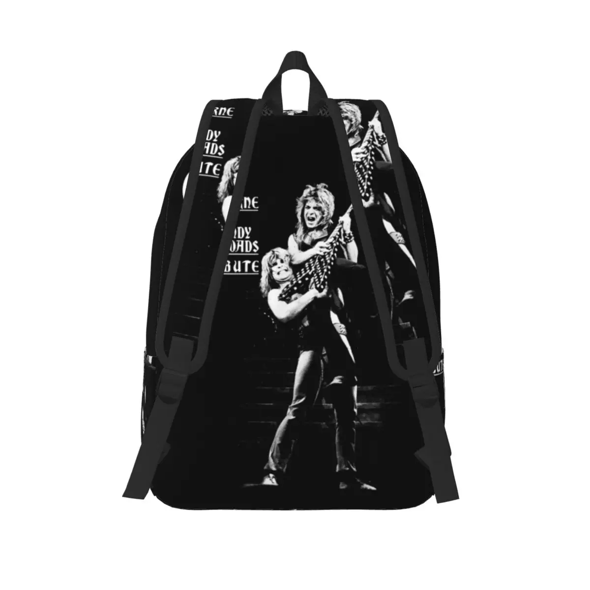 重金属ロックオジー・オズボーントリビュートバックパックトレッキングバックパック男性かわいいスクールバッグカスタムビッグリュックサック