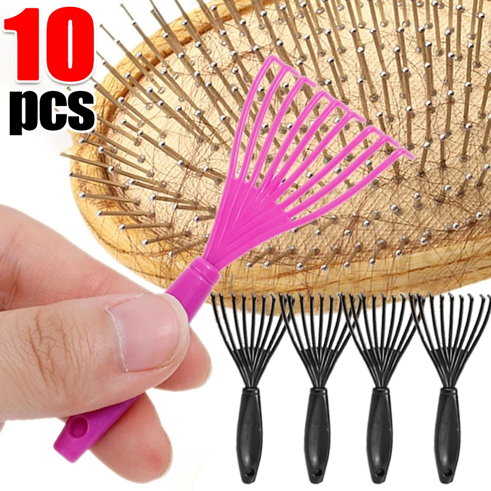 Comb Hair Brush Cleaner Plastic Handle Cleaning Brush Remover Embedded Hair Beauty Tool Cleaning Product Home Bathroom Supplies