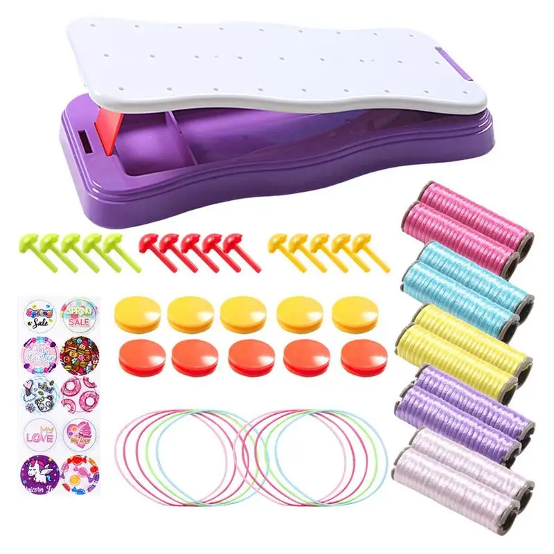 

Bracelet Making Kit For Girls DIY Bracelet Craft Kit Includes Colorful Threads And Braiding Looms Art And Craft Toys For Girls