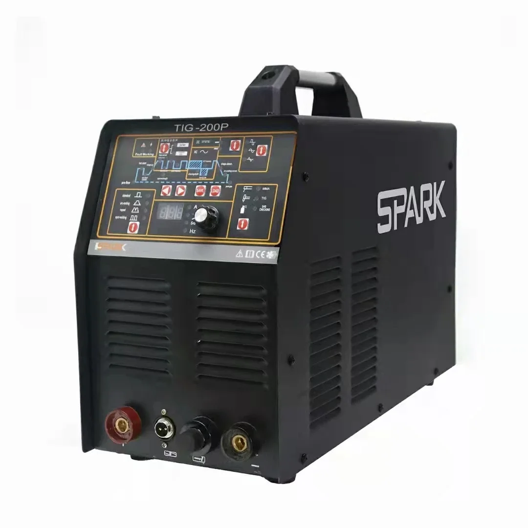 Tig-200p AC DC Pulse ARC GAS Aluminium Welding Machine