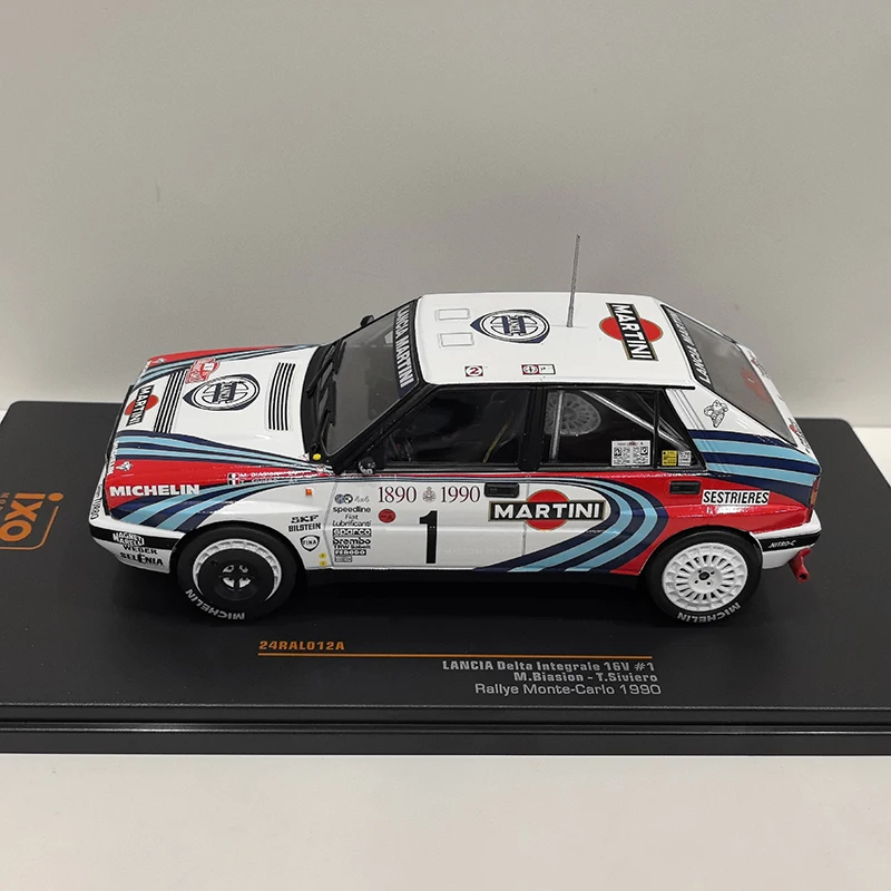 Diecast 1:24 Scale LANCIA DELTA INTEGRALE 16V #1 1990 Car Simulation Alloy Car Model Toy Collectible Ornaments