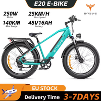 ENGWE E26 E-Bike 250W Motor 48V16AH Lithium Battery Hydraulic Brake Ebike 26*4 Inch Fat Tire City commuting Electric Bicycle