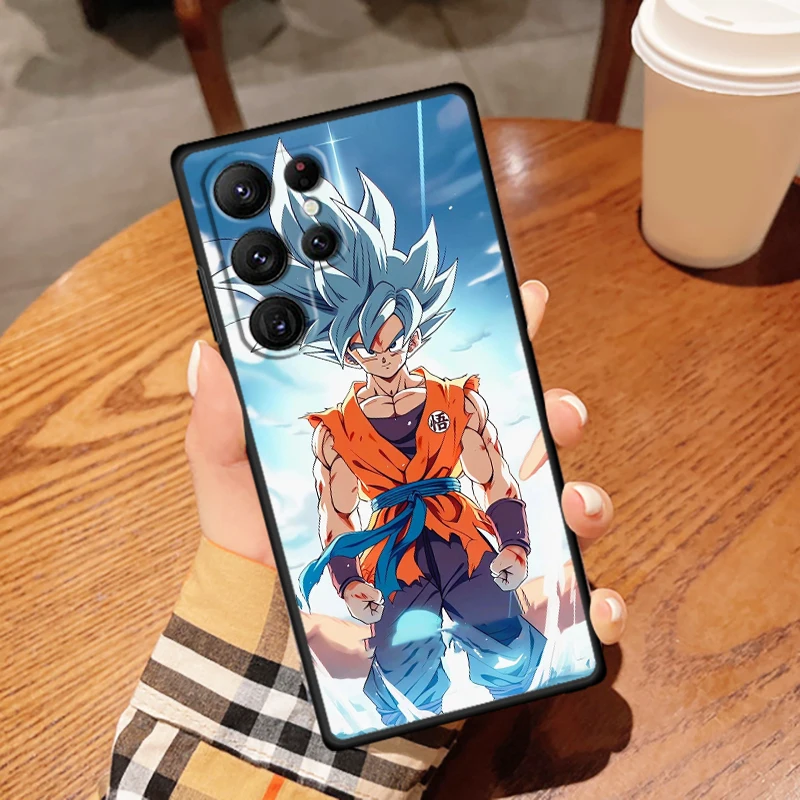 Trend D-Dragon Ball Z Cool For Samsung Galaxy S24 S23 S22 S21 S20 FE S10 S10E Plus Ultra Pro Lite 5G Black Back Phone Case